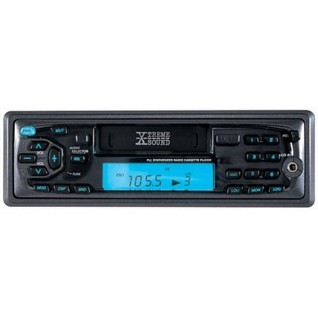 Xtreme Sound AM/FM Cassette Car Stereo Receiver, WMS230