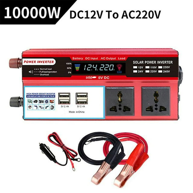 Inversor de corriente de onda sinusoidal pura 12v a 220v 50hz 3000w 5000w 8000w 10000w CC a CA-- Computadora Computadora Computadora portátil