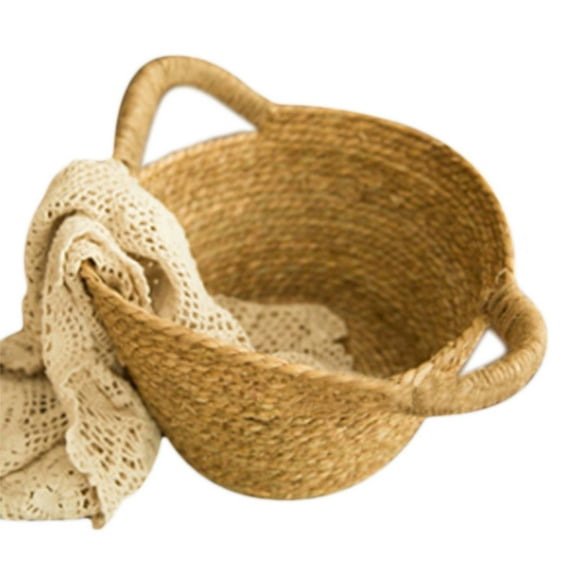 TwhqxjCN Newborn Photo Shooting Basket Children Baby Photography Woven Baskets Photography s Basin Big Day Record