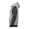 thumbnail image 4 of Tee Jays - Sudadera de estilo ranglán con capucha para hombre (Gris jaspeado/Gris oscuro) Tee Jays UTPC3428_heathergreydarkgrey, 4 of 4