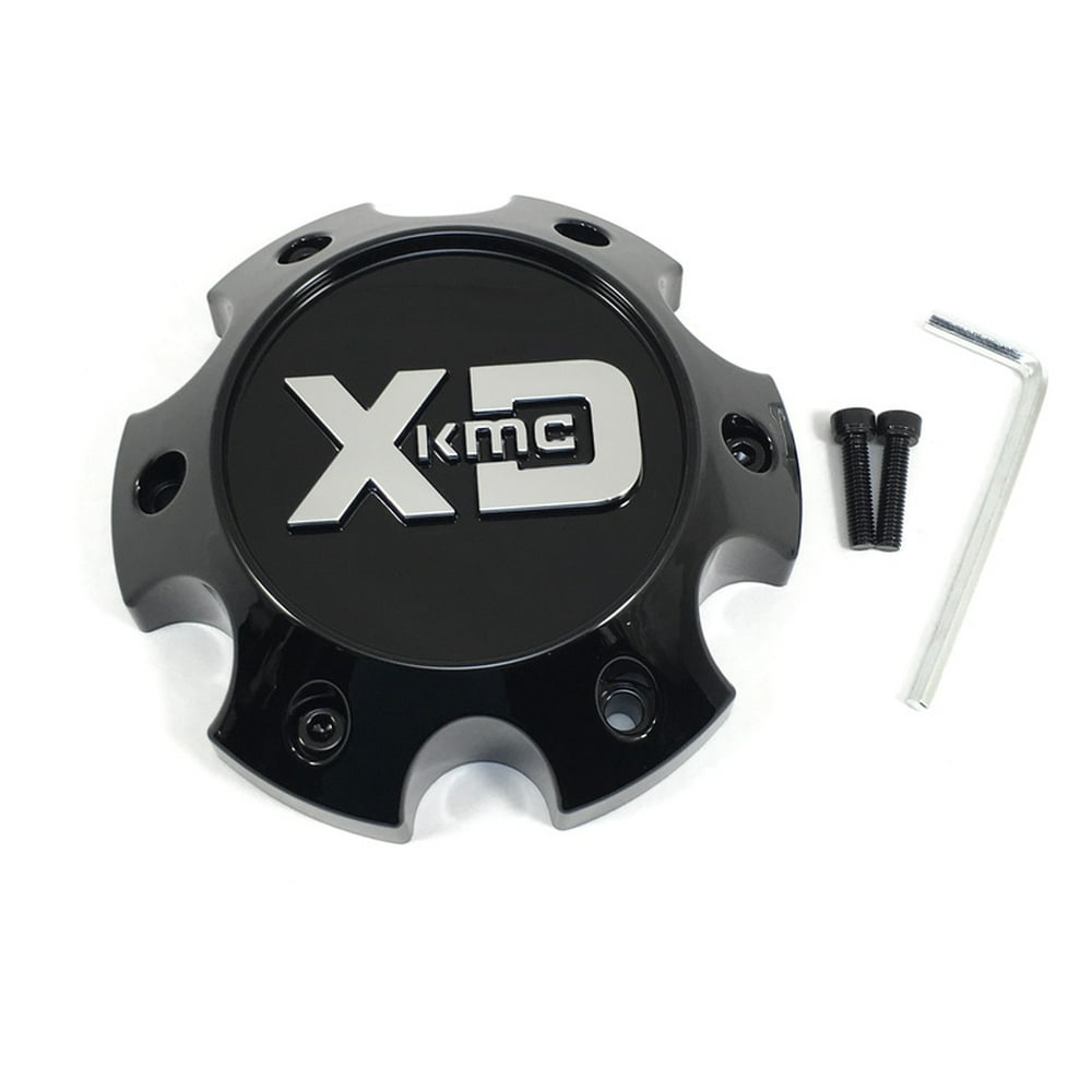 KMC XD Gloss Black Wheel Center Hub Cap 6 Lug 6x5.5 6x139.7 PCD XD829