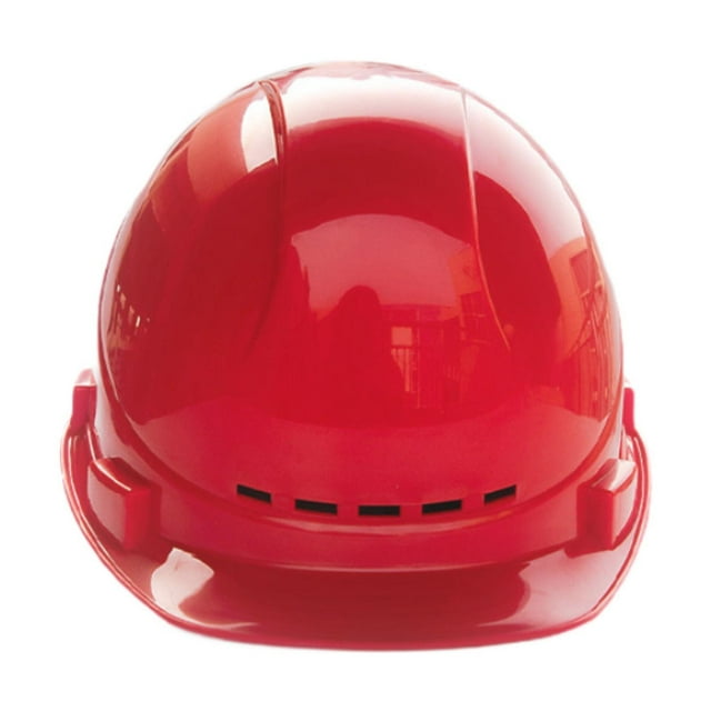 GUOOL Hard Hat Easy to Use Ventilated Practical Impact Resistant Hard Cap Headgear Red
