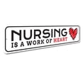 thumbnail image 3 of Nursing Novelty Sign, Metal Wall Decor - 4x18 inches, 3 of 4