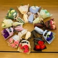 thumbnail image 2 of Mosey Artificial Flower Bouquet,3 Heads Artificial Rose Bouquet Hand Holding Soap Flower Valentine Day Gift, 2 of 6