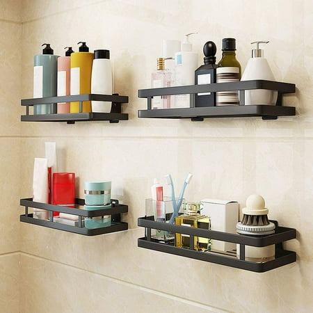 Shower Shelf Without Drilling 1 Tier, Wall Shelves Without Drilling