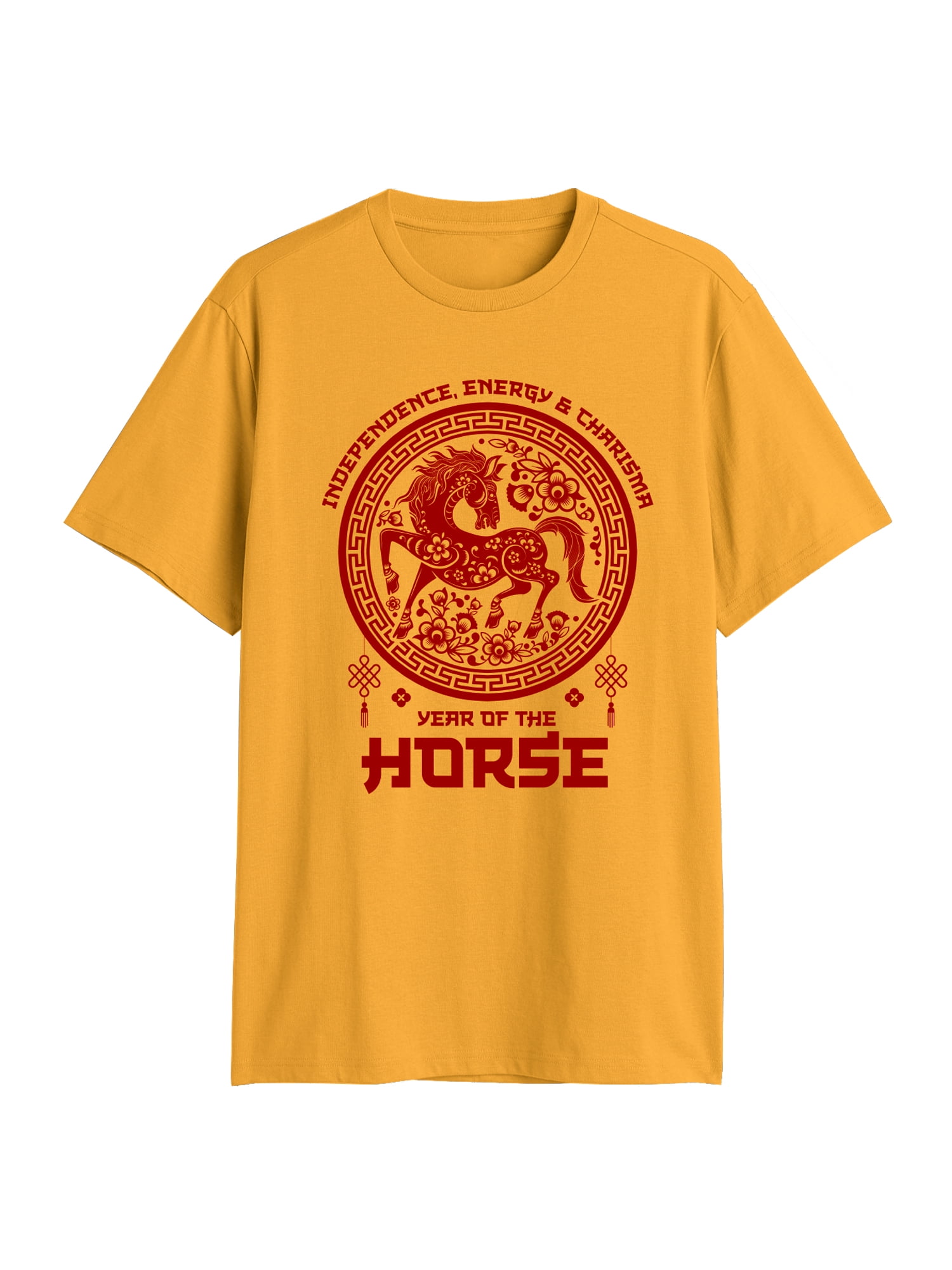 Men's & Big Men's Gold Lunar Year Graphic Tee, Sizes S-3XL