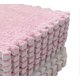 thumbnail image 4 of 10pcs Plush Foam Floor Mat Color Blocking Split Joint Interlocking Cuttable Soft Plush Rug for Bedroom Pink White, 4 of 4