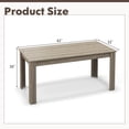 thumbnail image 3 of Costway 63" Dining Table Rectangular Modern Kitchen Table For 6 People Home Furniture Wood grain, 3 of 8