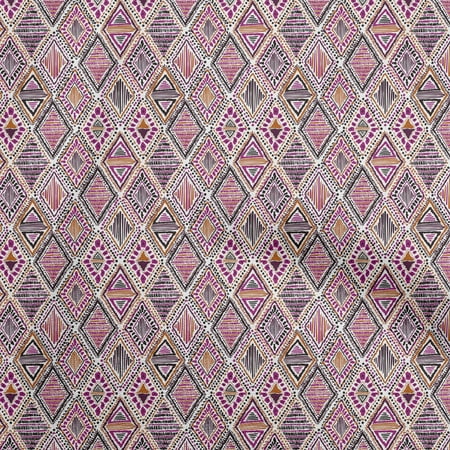 

oneOoneCottonPoplinWinePurpleFabricTribalSewingCraftProjectsFabricPrintsByYard42InchWide