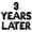Black, variant on Letter Balloons - 3 YEARS LATER 16" Inch Alphabet Letters Foil Mylar Balloon 3rd Birthday Party Banner (Blue)