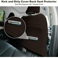 thumbnail image 5 of TOPCHANCES 2 Pack Knitting Car Seat Covers, Breathable Car Front Seat Covers with Headrest Covers (Coffee), 5 of 8