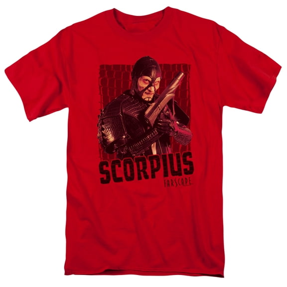 Farscape Scorpius S/S Adult 18/1 T-Shirt Red