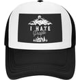 thumbnail image 2 of I Hate People Camping Mesh Back Trucker Cap Baseball Cap, 2 of 8
