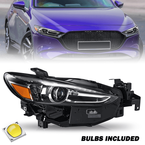 Titans Motors Full LED Headlight for 2018–2021 Mazda 6 — Passenger Right Side Assembly