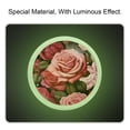 thumbnail image 2 of Rose Fluorescent Drawer Pulls: Round 4-Pack of Glow-in-the-Dark Knobs - Suitable for Cabinets, Wardrobes, Dressers Furniture Decor - Includes Screws - Dresser Knobs, 2 of 6