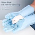 thumbnail image 3 of Guantes de goma limpios, 1 par de guantes de látex Natural, guantes de trabajo resistentes al desgaste, 3 of 4