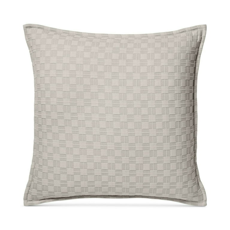 Hotel Collection Diamond Embroidered Quilted Cotton Pillow Sham