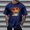 Blue, variant on Men T Shirts Men's Casual T Shirt with 3D Printed Tree Design Ideal for Beach Style Enthusiasts