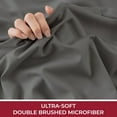 thumbnail image 5 of Mellanni Fitted Sheet with up to 16 inch Deep Pocket, Soft Microfiber, 1 Piece Twin, Gray, 5 of 7