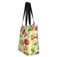 thumbnail image 4 of Gaeub Cherries and Ladybirds Printed Tote Bag Grocery Bag Reusable Shoulder Bag with Zip for School Kitchen Park DIY, 4 of 9