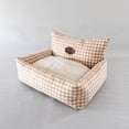 thumbnail image 3 of LSLJS Winter warm home fabric houndstooth pet removable and washable sofa, 3 of 3