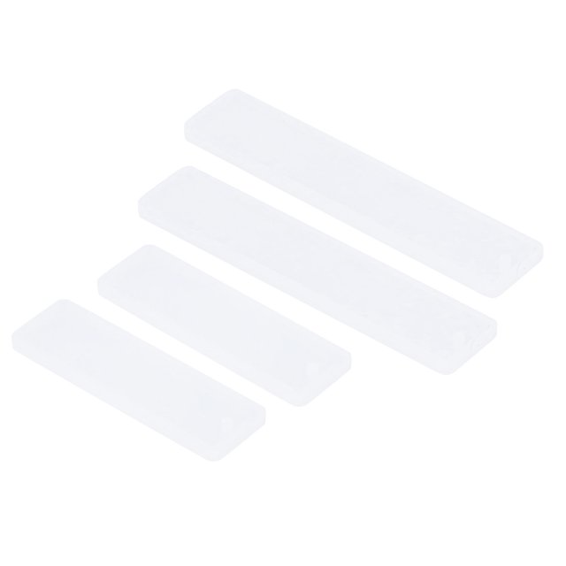 Bookmark Moulds 4Pcs White Rectangle Bookmark Mold Blank DIY Silicone Epoxy Pendant Jewelry Mirror Craft Casting Tool ANGGREK Otros
