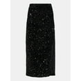 thumbnail image 5 of Madden NYC Women's Sequin Velour Maxi Skirt, Sizes XXS-XXL, 5 of 5