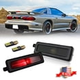 thumbnail image 1 of GTINTHEBOX 2x Smoked Red Rear Bumper Side Marker Lights For 1982-1992 Pontiac Trans Am Firebird, 1 of 9