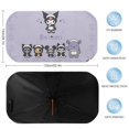 thumbnail image 2 of Kuromi And My Melody Car Sun Shade Windshield Umbrella, Foldable Car Umbrella Sunshade Cover Car Front Window Sun Shade for Auto Car Windshield Covers, 2 of 8