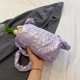 thumbnail image 1 of Bolso De Hombro Bolsos De Mujer Bolsos De Crossbody Acolchados Casuales En Forma De Barril Púrpura Wdftyju Para Estrenar, 1 of 4