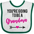 thumbnail image 3 of Inktastic you're going to be a grandma Boys or Girls Baby Bib, 3 of 4