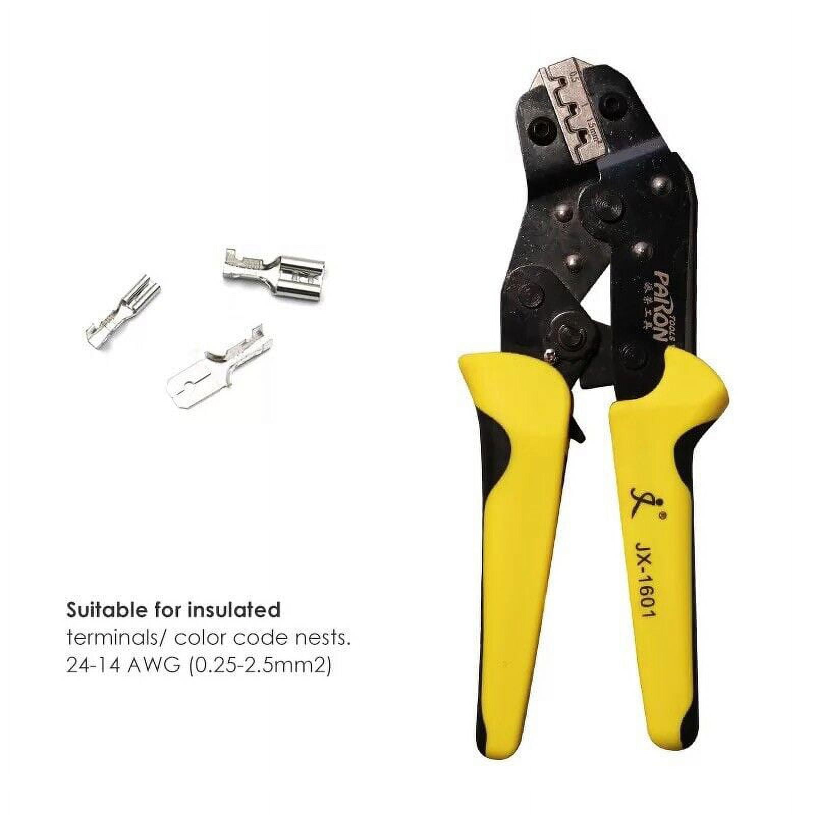 Ratchet Crimper Plier Crimping Tool Cable Wire Connectors Electrical Terminals