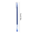 thumbnail image 3 of 12-Pack Transparent Multicolor Pens 0.5mm Extra Fine Tip Quick-Drying Ink, Press-Out Nib, Polyhedral Resin Barrel for Office Home Writing, 3 of 6