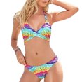 thumbnail image 3 of Traje de baño de mujer Conjunto de bikini Estampado floral Push-up Traje de baño acolchado (2#)(M)-125264.05 Likrtyny Para estrenar, 3 of 8