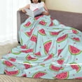 thumbnail image 6 of Sikiie Watermelon Ultra-Soft Micro flannel Blanket Luxury All Seasons Warm Blanket for Bedding Sofa and Travel (4 sizes)-80"x60", 6 of 7