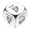 thumbnail image 6 of Camnix Food Decisions Dice Gifts Metal Multi-sided Dice Game Match Board Game, 6 of 6