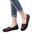 thumbnail image 2 of Vedolay Flats Loafers Women's Soft Flat Shoes Slip-on Round Toe Non-Slip Leisure Shoes,Gray 6.5, 2 of 4