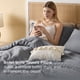 thumbnail image 5 of Juego completo de edredón Bedsure, 5 piezas, ropa de cama bohemio gris oscuro, 5 of 9