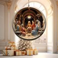 thumbnail image 4 of TOPRenddon Christmas Nativity Scene Ornaments Acrylic 3D Nativity Scene Pendant Hanging Ornament Nativity Scene Christmas Tree Decoration Birth of Jesus Christian Decor, Gift for Family Friends, 4 of 7