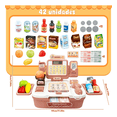 thumbnail image 4 of Caja Registradora Supermercado Juguete 42ps Regalo Nino Xtellar rosa, 4 of 4