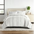 thumbnail image 4 of All Season Ultra Soft Comforter Set Lightweight Bedding in Vertical Stripe for Full/Queen Size by Comfort Canopy, 4 of 13