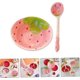 thumbnail image 3 of 1 set Tray Oatmeal Bowl Dish Snack of Prep Cream Cute Rice Party Fruit Noodle Shaped Pasta Salad Ice for Nuts Household Food Pink Shape Decorative Sou, 3 of 5