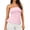 Pink, variant on Women's Off Shoulder Tube Top Strapless Bandeau Top 2026 Summer Going Out Backless Shirt Black XS