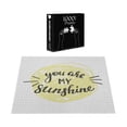 thumbnail image 5 of Ambesonne Saying Jigsaw Puzzle, Hand Drawn Sun Romance, Heirloom-Quality Fun Activity for Family Durable Cardboard, 1000 pcs, Pale Yellow Black, 5 of 5