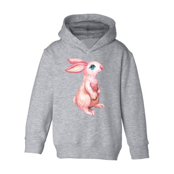 Cute Bunny Watercolor Style Hoodie Toddler -Image by Shutterstock, 2 Toddler