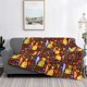 thumbnail image 2 of Fotbe colorful fox Manta de Franela con Estampado, Manta Ultrasuave para Cama, Sofá, Auto, Hipoalergénica y Antibolitas-60"x50", 2 of 6