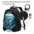 thumbnail image 2 of Daiia Watercolor Turtle4 Pattern USB Charging Backpack for Men and Women, Anti-Theft Backpack,Travel Backpack,School Backpack,College Backpack,Laptop Backpack, 2 of 7