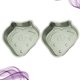 thumbnail image 3 of 2 piezas Mini bandeja para hornear molde para pasteles Bandeja para hornear Bandeja para hornear pasteles DIY Molde para pudín para el hogar (fresa plateada), 3 of 6