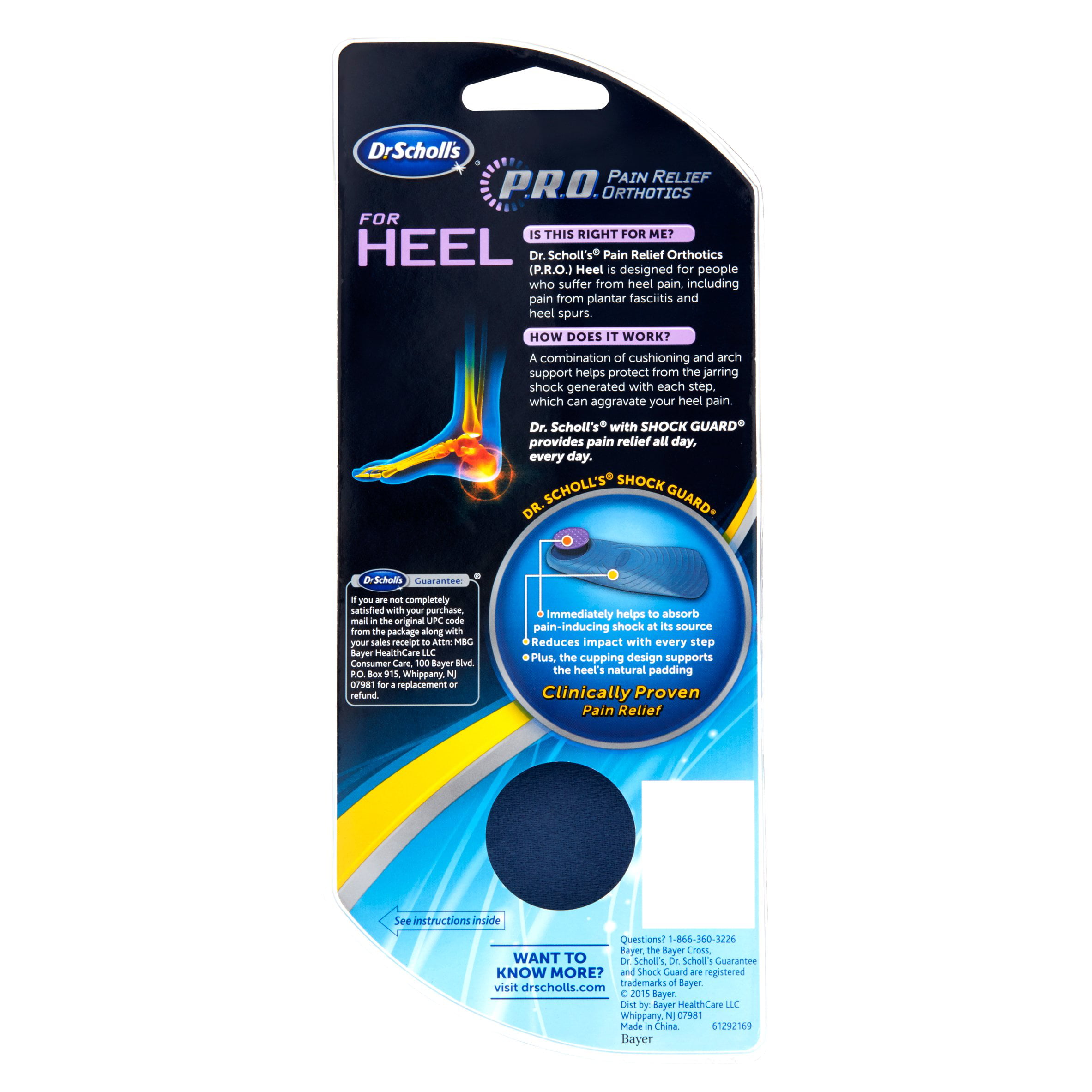 P.R.O. Pain Relief Orthotics for Heel 