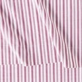 thumbnail image 4 of Nautica - Collection Percale - Ensemble de Draps - 100 % Coton, Frais et Net, Literie Légère Qui Évacue l'Humidité, Grand Lit, Rouge Coleridge, 4 of 6